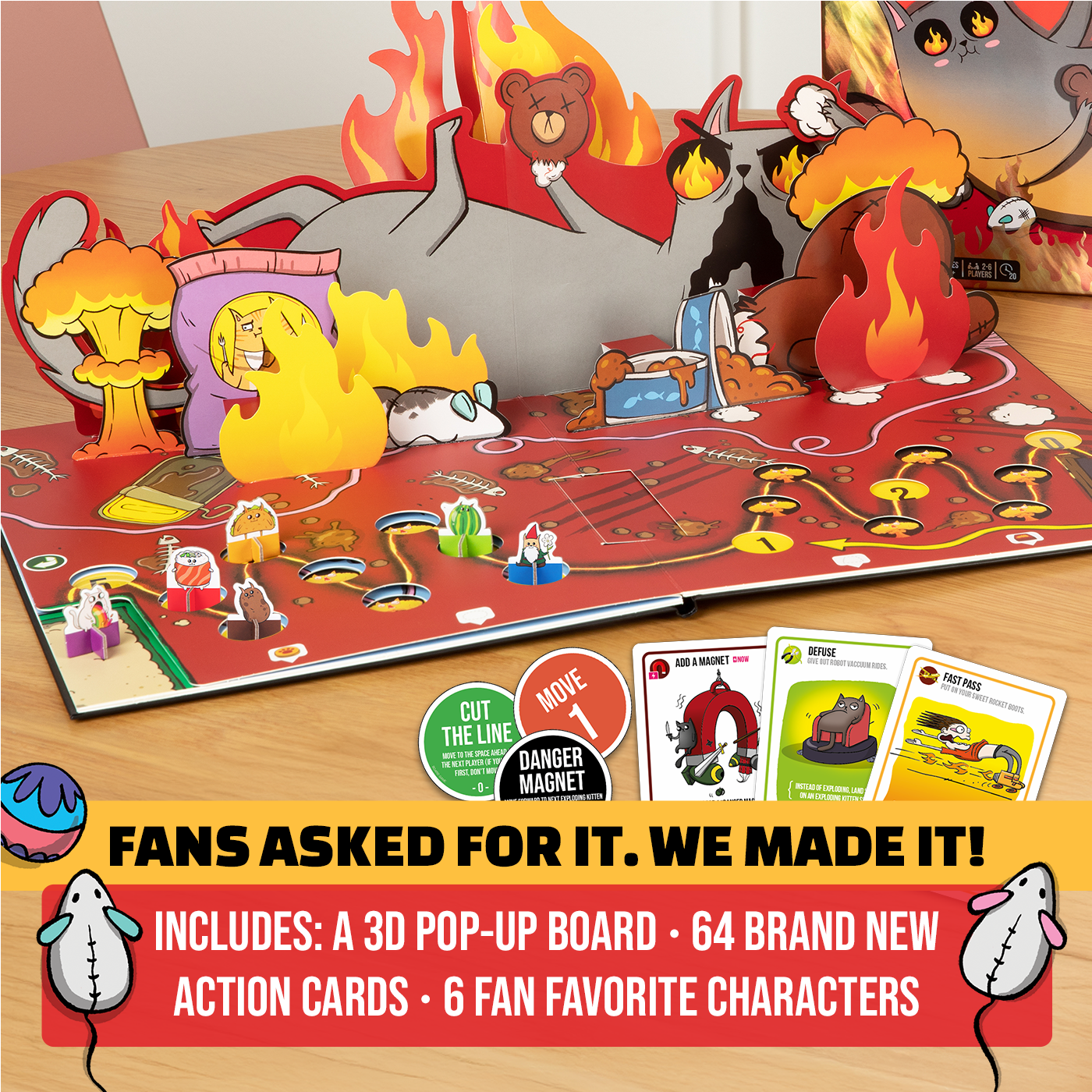 Exploding Kittens: The Board Game - Image 2