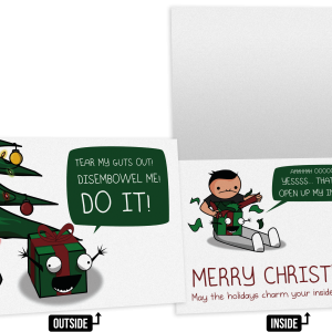Creepy Present - Holiday Card