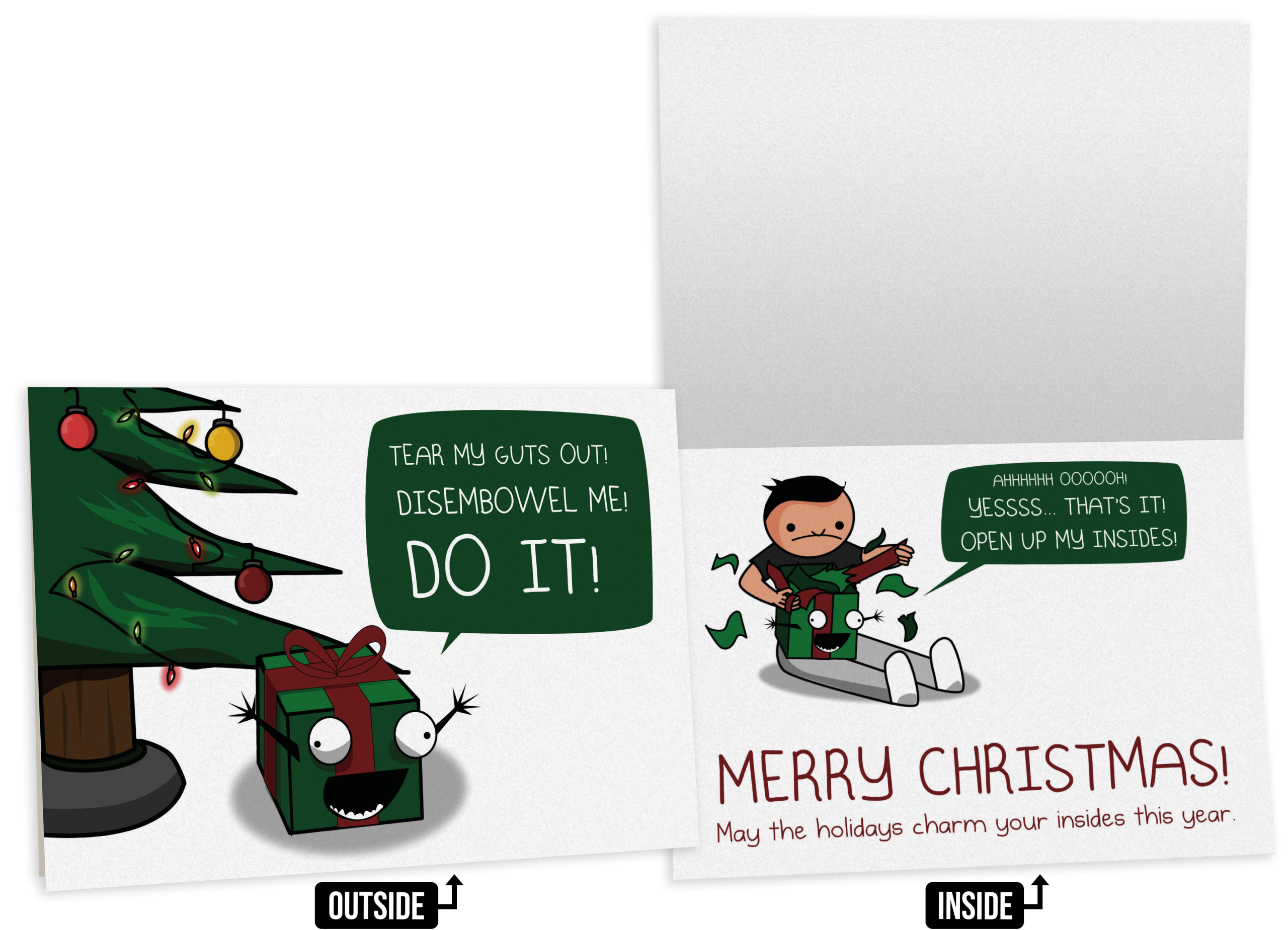 NSFW Holiday Greeting Card Bundle - 4 pack - Image 6