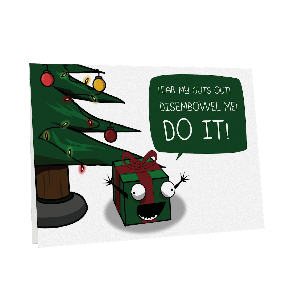 Creepy Present - Holiday Card - Image 2