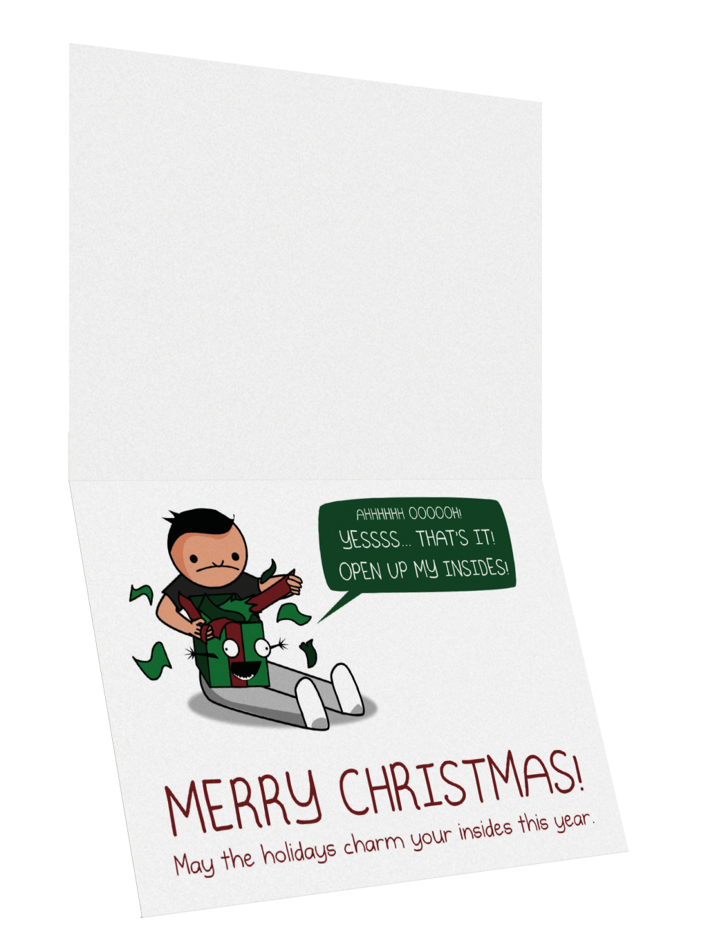 Creepy Present - Holiday Card - Image 3