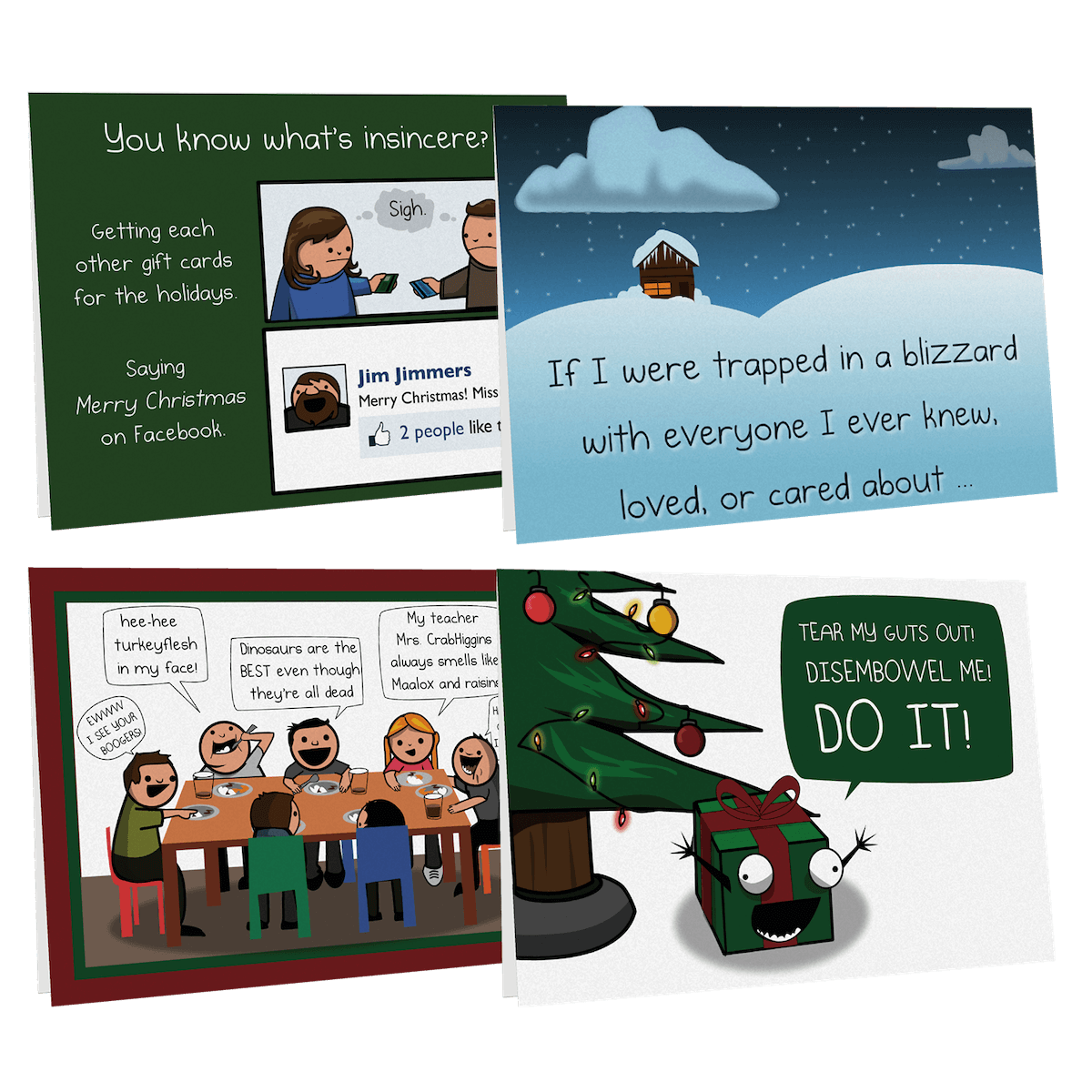 NSFW Holiday Greeting Card Bundle - 4 pack - Image 2