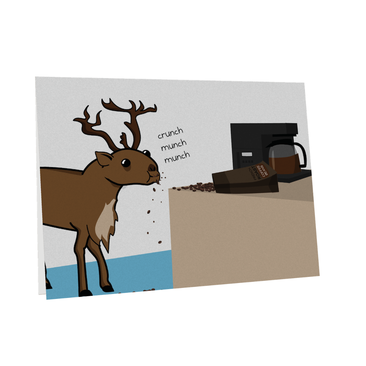 Reindeer Coffee - NSFW Holiday Card - Image 2