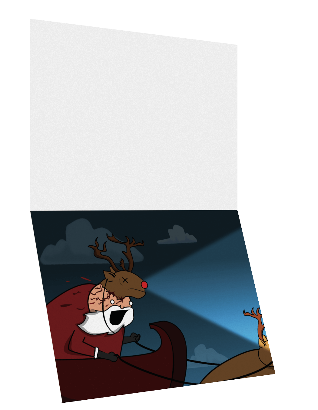 Rudolph - NSFW Holiday Card - Image 3