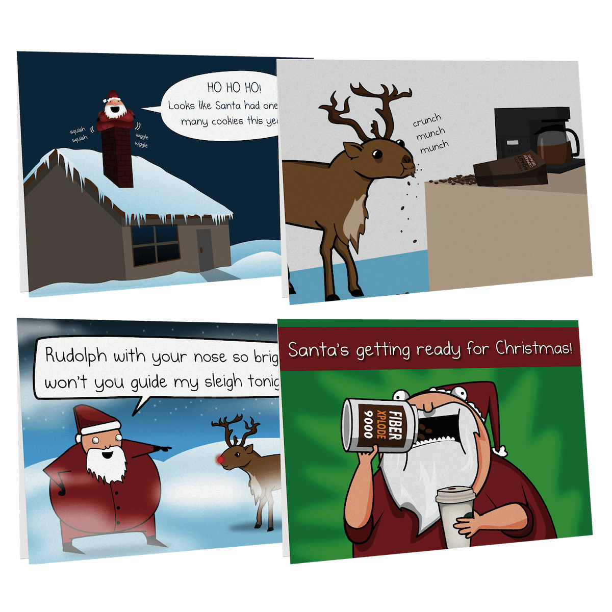 NSFW Christmas Greeting Card Bundle - 4 pack - Image 2