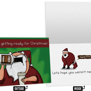 Santa's Fiber - NSFW Holiday Card