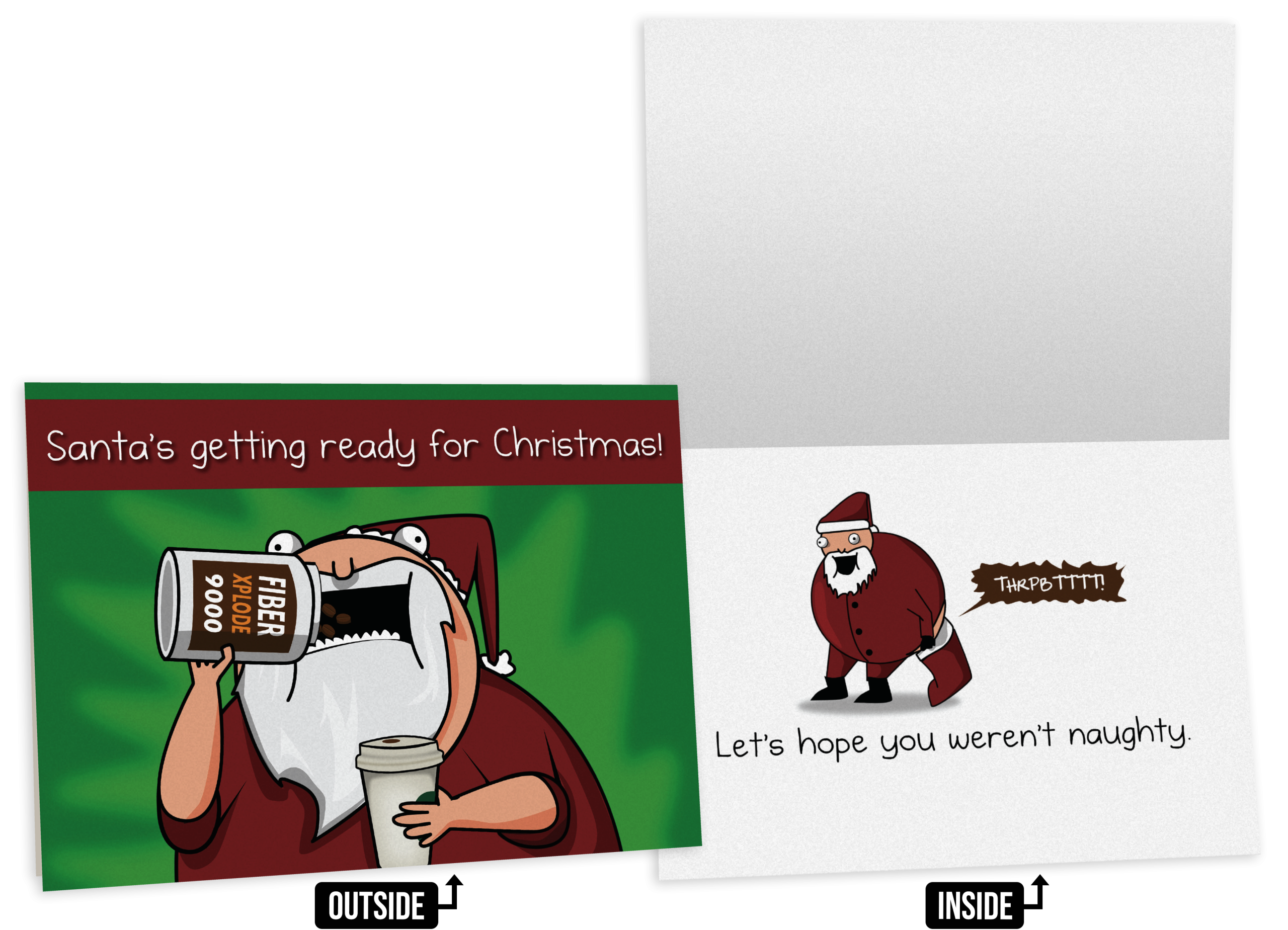 Santa's Fiber - NSFW Holiday Card