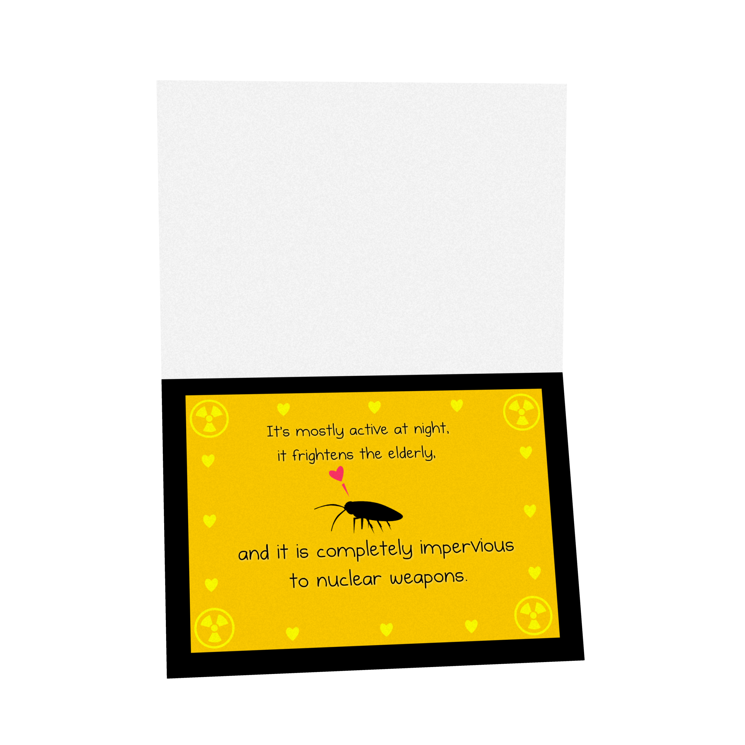 Cockroach - NSFW Love & Friendship Greeting Card - Image 3