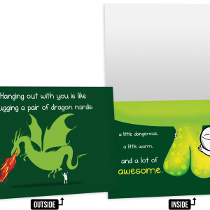 Dragon Nards - NSFW Love & Friendship Greeting Card