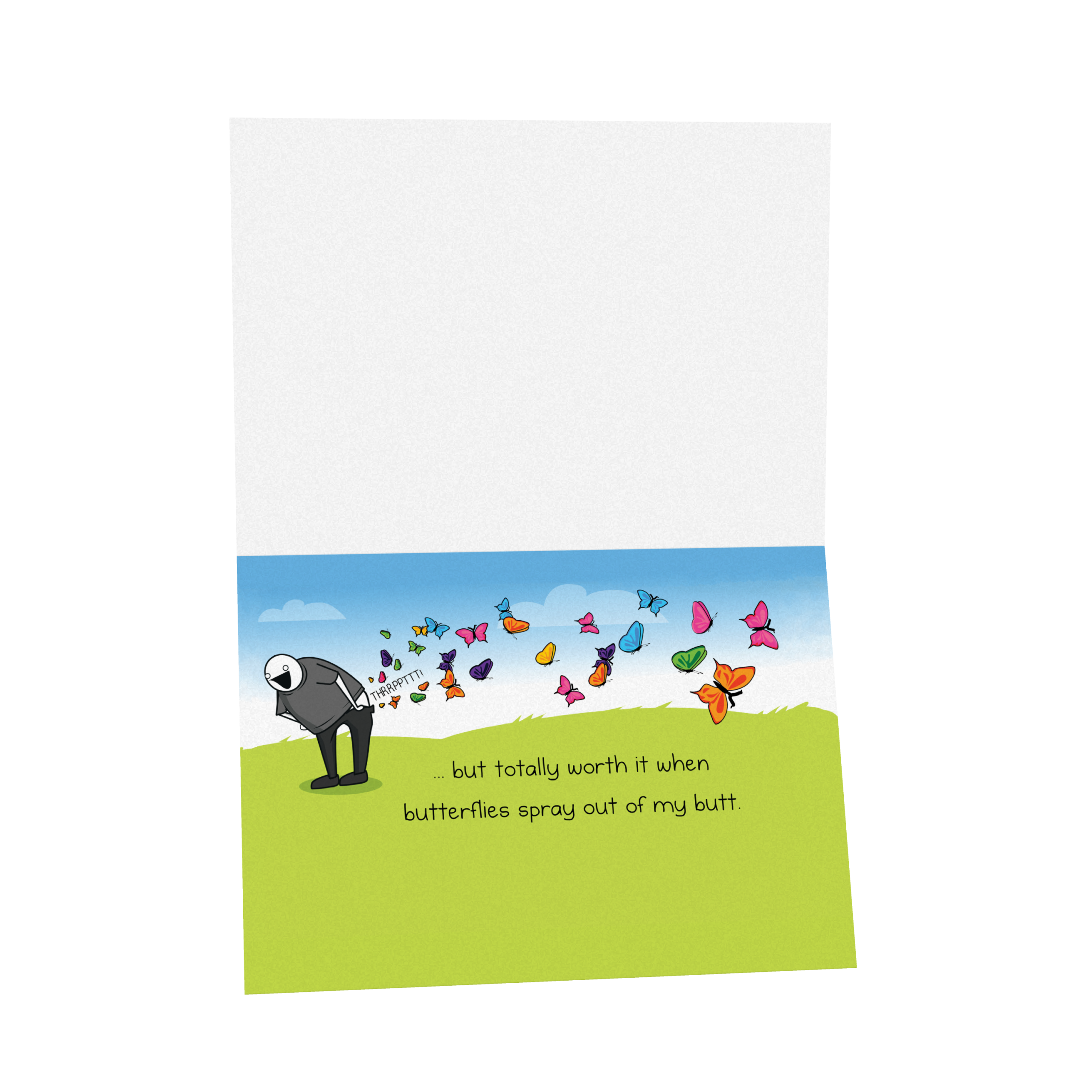 Caterpillar - NSFW Love & Friendship Greeting Card - Image 3