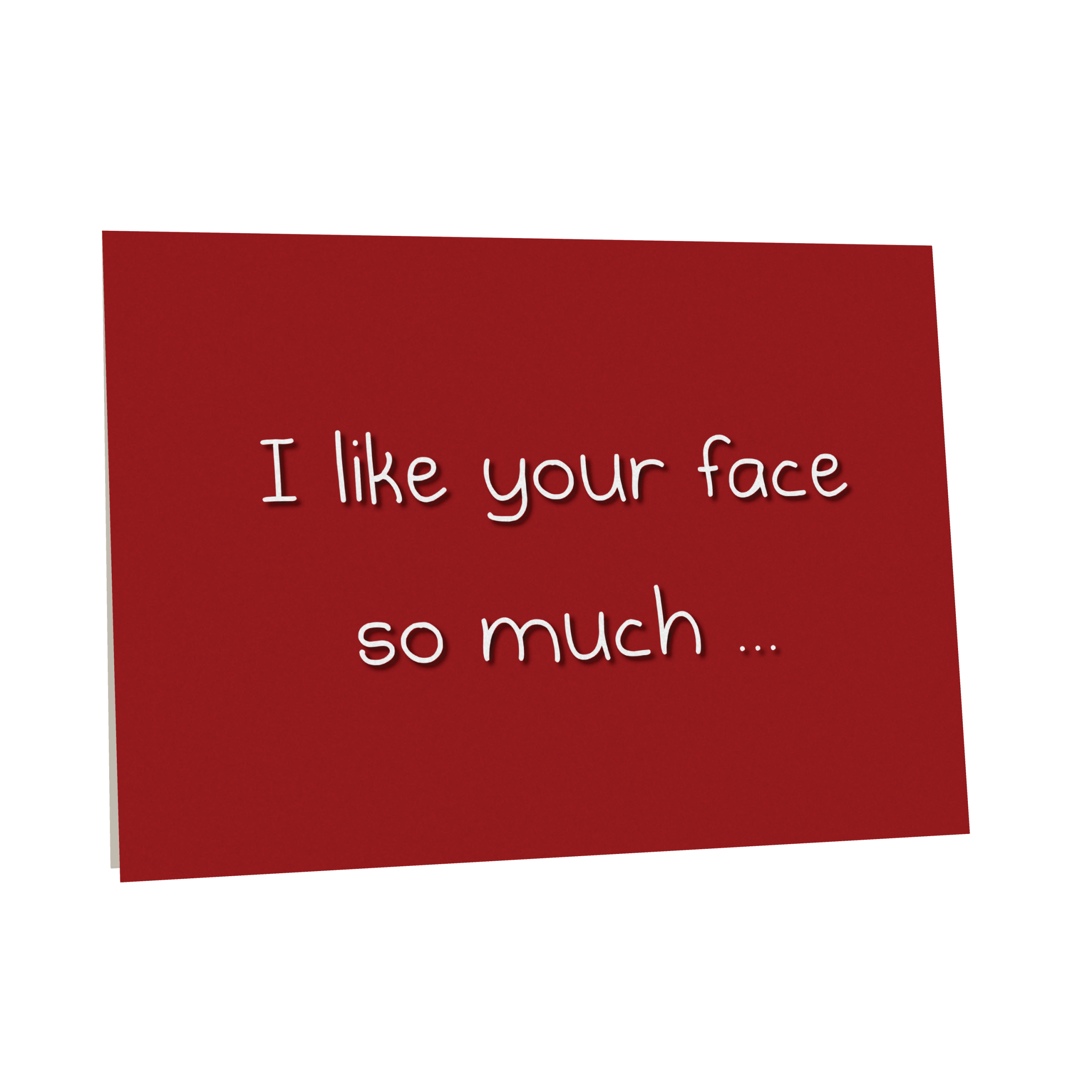 Face Freezer - NSFW Love & Friendship Greeting Card - Image 2