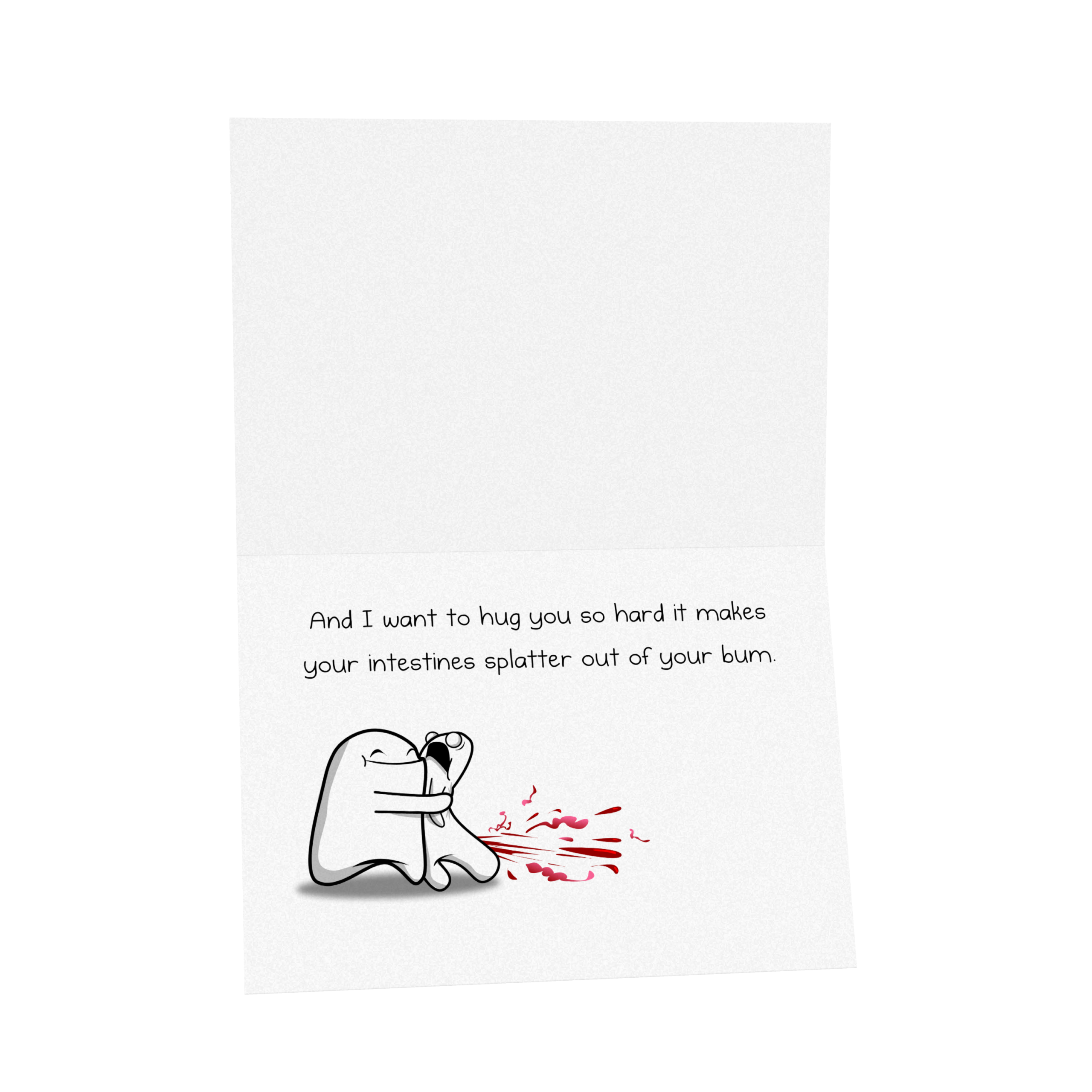 Splatter - NSFW Love & Friendship Greeting Card - Image 3