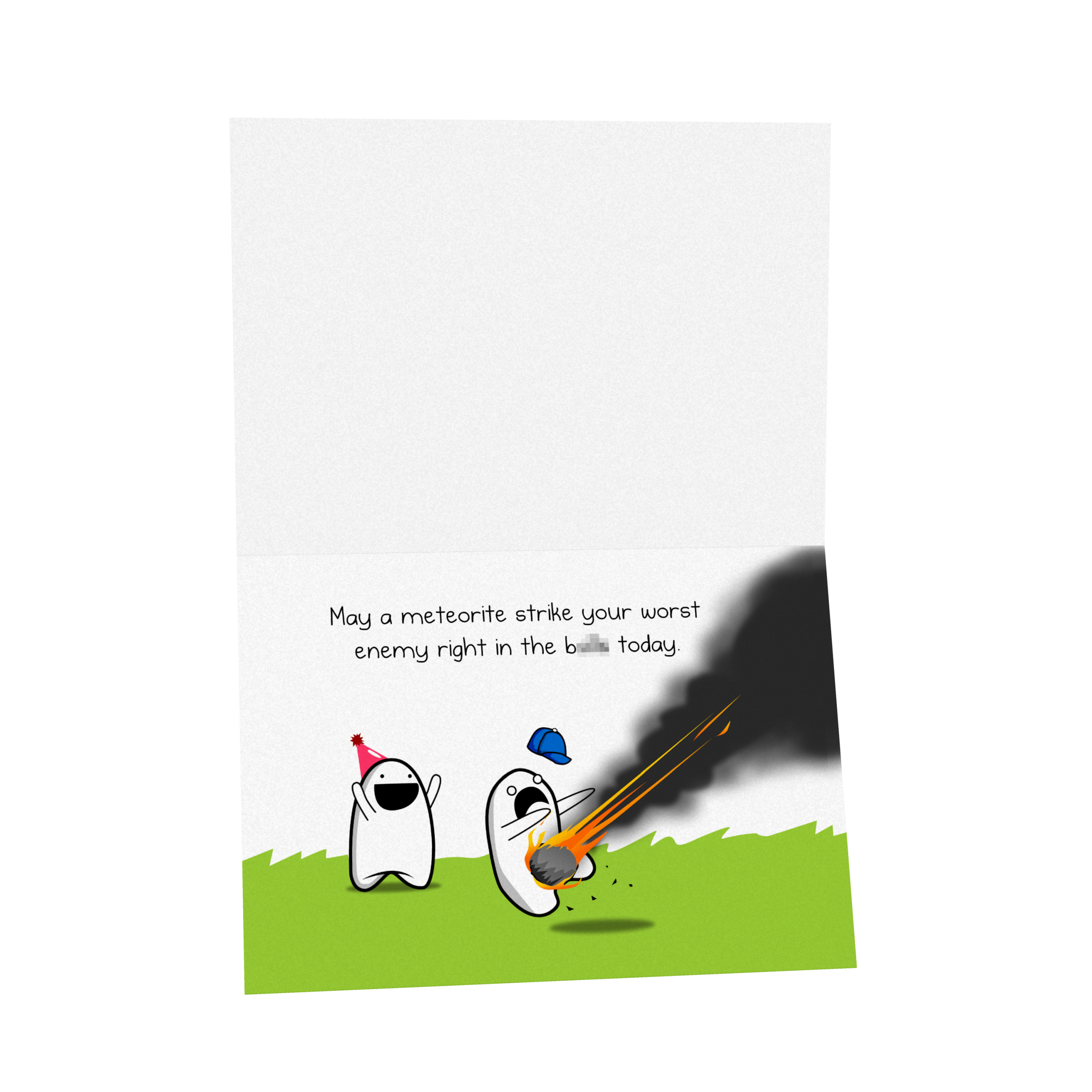 Meteorite - NSFW Birthday Greeting Card - Image 3