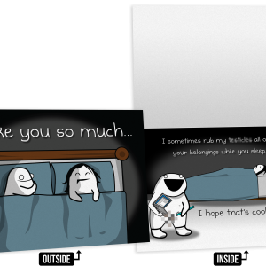 Rub - NSFW Love & Friendship Greeting Card