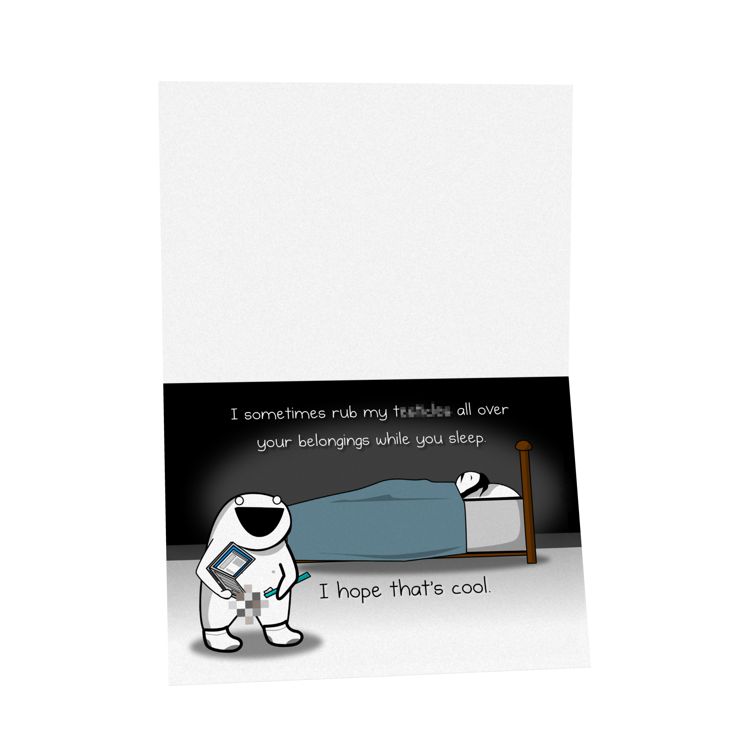 Rub - NSFW Love & Friendship Greeting Card - Image 3