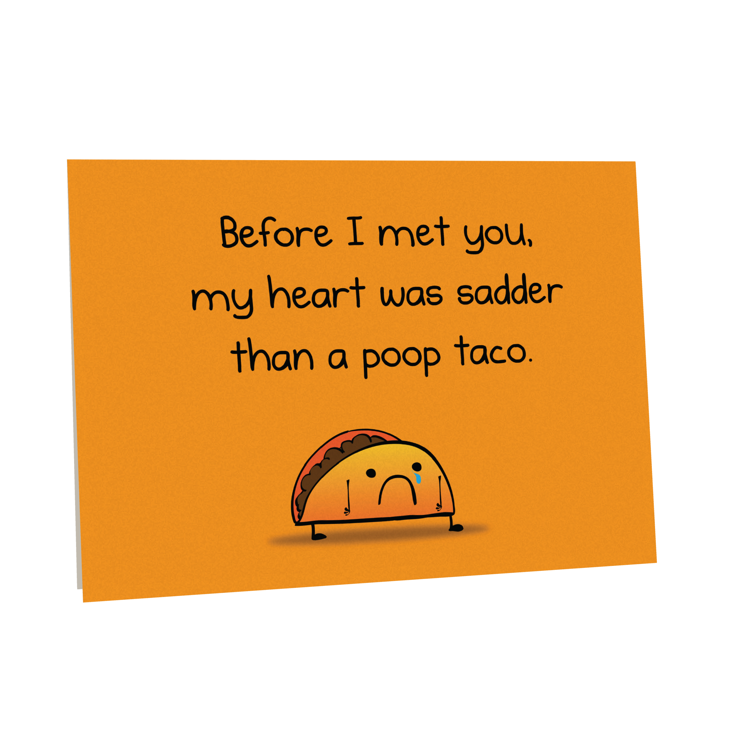 Poop Taco - NSFW Love & Friendship Greeting Card - Image 2