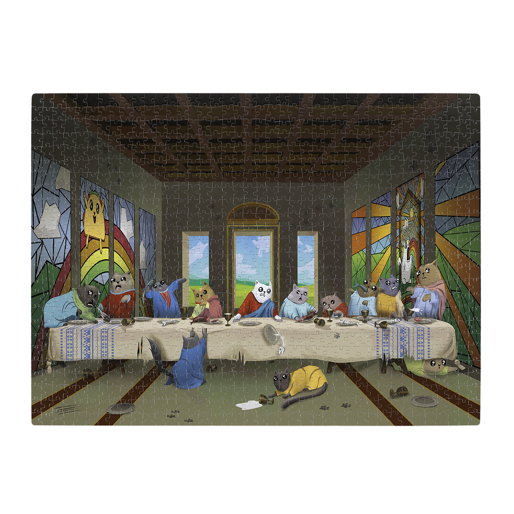The Cat's Last Supper (1000 Piece Puzzle) - Image 3